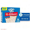 Kellogg's Pop-Tarts, Frosted Strawberry (16 ct.) / PbO |bv^g tXebh Xgx[