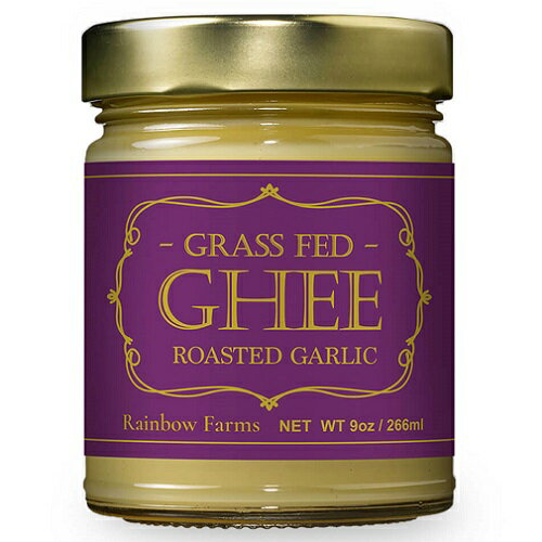 C{[t@[Y o^[ M[o^[ OV[Y K[bN Rainbow Farms Gourmet Ghee Butter Roasted Garlic 9oz 266ml