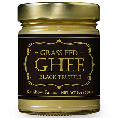 C{[t@[Y o^[ M[o^[ OV[Y ubNgt Rainbow Farms Gourmet Ghee Butter Black Truffle 9oz 266ml