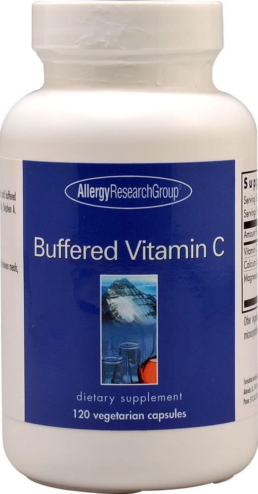 Allergy Research Buffered Vitamin C 120 capsules / AM[T[`O[v obt@[hEr^~C Y A Ƃ낱o 120JvZ