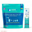 リキッド IV ハイドレーション マルチプライヤー - アサイー ベリー -パウダー パケット 電解質飲料ミックス スティック16本
