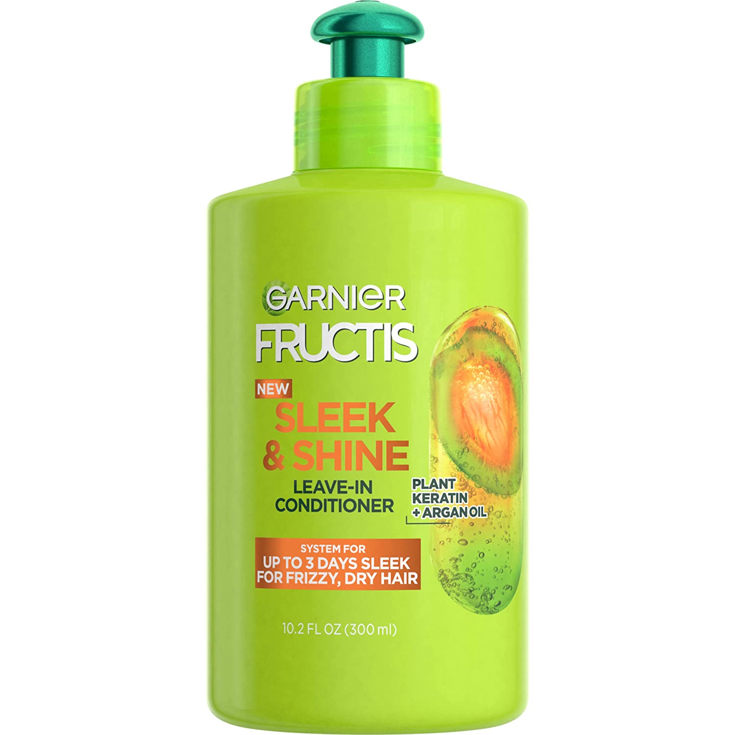 Garnier Fructis Sleek and Shine スムース リーブイン コンディショニング クリーム 300ml