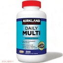 Kirkland Signature Daily Multi は、ビタミンとミネラルの完全なスペクトルを提供するように特別に調合されており、 適切な食事ができない場合や、推奨される 1 日の摂取量を満たすために適切な食品を食べることができない場合に、 栄養素のギャップを埋めるのに役立ちます。