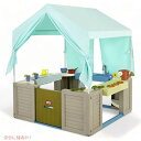 Little Tikes Backyard Bungalow Roleplay Playhouse は、すべての想像力に十分な大きさです。 この屋外プレイハウスには、複数の子供が同時に遊ぶのに十分なスペースがあり、実際に開閉するスロットを備えた作業ドアとメールボックスが含まれています。 3 つのロールプレイ ステーションには、ごっこ遊び用コンロと流し台のある簡易キッチン、本物の黒板のあるレモネード スタンド、ごっこ遊びの花のあるガーデニング ステーションがあります。 25 を超えるアクセサリーと開閉可能なキャノピーにより、2 歳以上のお子様は何時間も遊べます。 Little Tikes Backyard Bungalow Roleplay Playhouseで、子供たちは大きな夢を見るでしょう。米国および輸入部品を使用した米国製。おおよそのサイズ : 46×19.75×15.63インチ 重さ : 48ポンド B08DQWCFQS