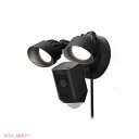 Ring Floodlight Cam Plus - プラグインパワー、ブラック