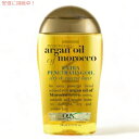 OGX Renewing + モロッカンアルオイル エクストラストレングス ヘアオイル ドライ&コースヘア用 100ml / 3.3oz