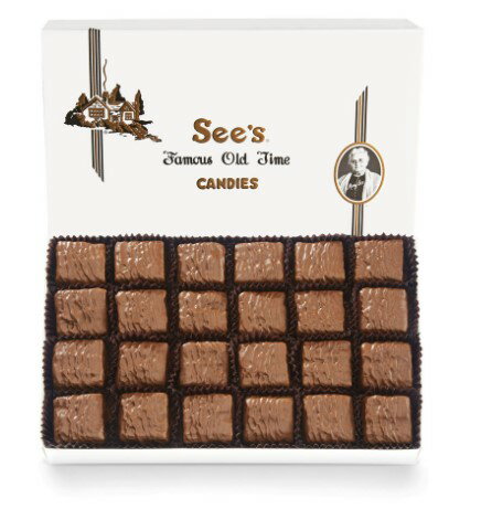 y See's Candies zV[YLfB Milk California Brittle ~NJtHjAubg `R[g lߍ킹 1 lb/454g