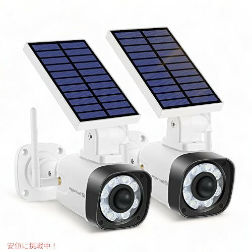 Techage SL669 太陽電池式 防犯カメラ 疑似カメ