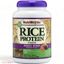 NutriBiotic ミックスベリー ライスプロテイン 600g(4)