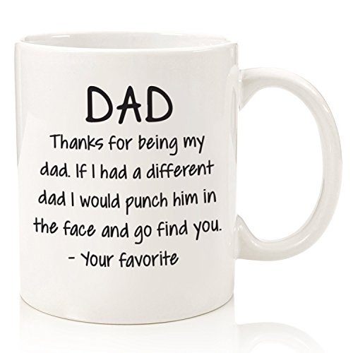 Thanks For Being My Dad コーヒーマグ お父さんへの最高のギフト 父の日