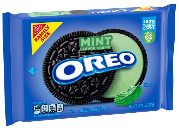 Oreo オレオ Mint ミント ファミリーサイズ 18.71oz/530g