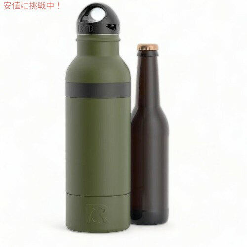 RTIC Bottle Chillerは、飲み物の保冷に最適なアクセサリーです！ このボトルチラーは、RTICの真空断熱技術を活用しており、飲み物を長時間冷たく保つことができます。簡単に取り付けることができ、ぴったりとボトルにフィットします。外部の温度を遮断し、飲み物を一定の温度に保つことができるため、釣り、キャンプ、ピクニックなどのアウトドア活動や、家庭での使用に最適です。 12oz（約354ml）のガラス瓶 、16oz（約473ml）のアルミボトルにフィットします。 【カラー】オリーブ 【サイズ】約7.62 x 26.29cm ※写真に写っているボトルは付属しません。ホルダーのみの販売となります。 ※ボトルのフィットは形状によって異なる場合があります。 ※サイズ、重さはあくまで目安としてご参考ください。 ※パソコンの環境により写真と色味の違いがある場合がございます。予めご了承ください。 *メーカーからの直接仕入れと、出荷前に当店スタッフにて検品を行っております。 新品でも細かい擦れなどがある場合がございます。ご了承の上ご注文頂きます様お願い致します。