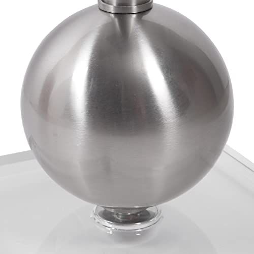 ブラッシュドニッケルのUttermost ラトンアクセントテーブル