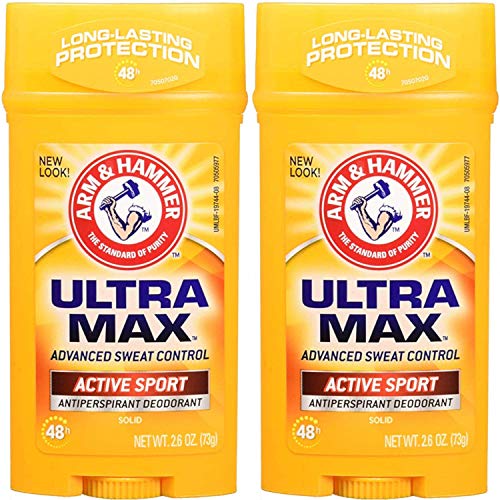 ARM & HAMMER ULTRAMAX デオドラント アクティブ スポーツ 2.60 オンス (2 個パック)