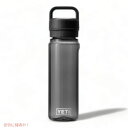 YETI YONDER 750 ML / 25 OZ プラスチック ウォーター ボトル チャグキャップ付き イエティ 水筒 ★Charcoal チャコール Yonder Chug Cap(3)