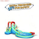 ACTION AIR Inflatable Waterslide 大型プール 家庭用 インフレータブル ウォーター スライドパーク 水遊び 滑り台 すべり台 スライダー 水鉄砲