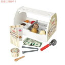 メリッサ&ダグ 木製スクープとサーブアイスクリームカウンター(28個)-プレイフードとアクセサリー
