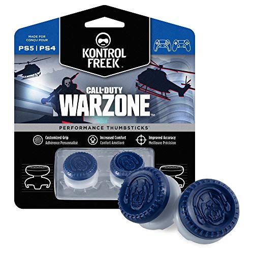 KontrolFreek Call of Duty PS4およびPS5用Warzone 2高層ハイブリッドブルー/グレー KontrolFreek Call of Duty PS4およびPS5用Warzone 2高層ハイブリッドブルー/グレー