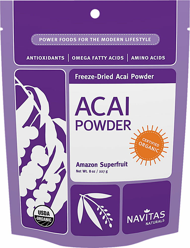 楽天Founder【お取り寄せ】Navitas Naturals Acai Powder 8oz（227g） ナビタスナチュラルズ アサイーパウダー【お得】