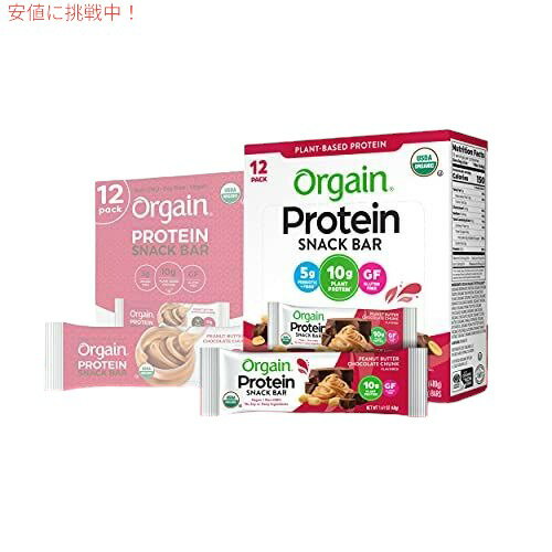 Orgain Organic Protein Bar s[ibco^[`R[g`N-10g̃veC 1.41IXA12JEgipbP[W͈قȂꍇ܂j