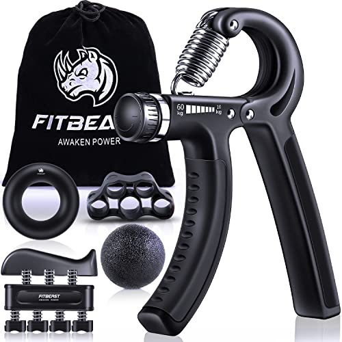 FitBeast ハンドグリップストレングスナーワークアウトキット（5パック）