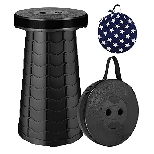 BOWINRポータブル伸縮式スツール折りたたみ式＆格納式折りたたみ椅子