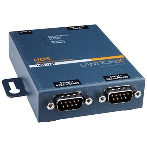 ラントロニクス UD2100001-01デバイスサーバー2PRT10/100RS232 / 422/485 Dom Ps