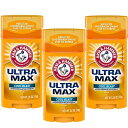 【3個】アーム＆ハンマー デオドラント[クールブラスト] Arm & Hammer ULTRAMAX ソリッド 73g