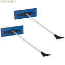 スノージョー SJBLZD 伸縮式雪ほうき アイススクレーパー付き お得な2本セット!