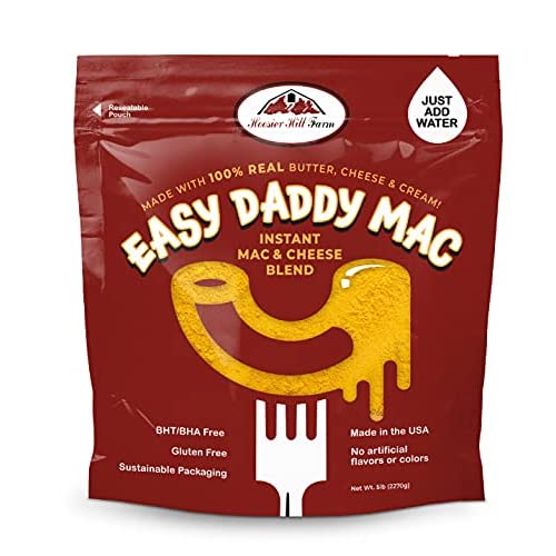 フージャーヒルファーム EASY Daddy Mac Mix 5 ポンド (1 パック) 水を加えるだけでバルク マカロニ & チーズ パウダー