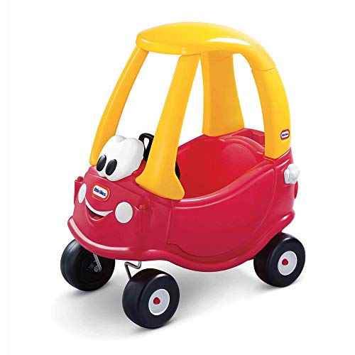 Little Tikes メーカーから クラシックなコージークーペ が、このフレンドリーな顔をした 30 周年記念エディションで命を吹き込まれます。新機能には、プッシュライド用の取り外し可能なフロアと背面のハンドルが含まれます。おおよそのサイズ : 29.5×16.5×33.5インチ 重さ : 2.2ポンド B001NQHN7S