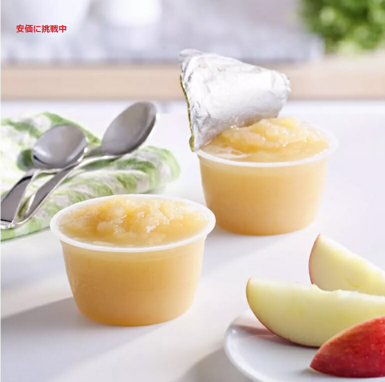 Mott's モッツ アップルソース 無糖 Unsweetened Applesauce 3.9oz 6個入りカップ