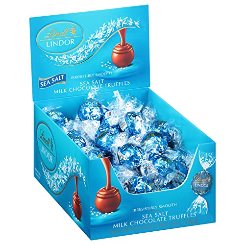 Lindt LINDOR シーソルトミルクチョコレートトリュフ　 25.4 oz, 60個