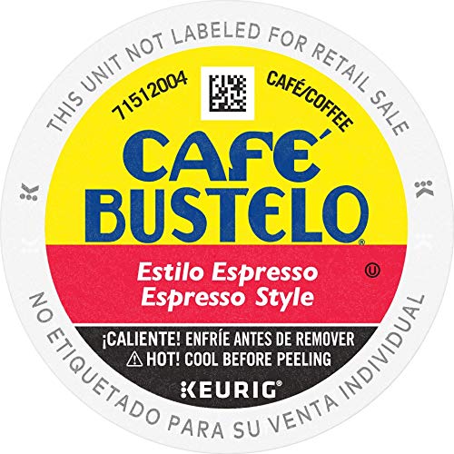 楽天FounderCaf? Bustelo エスプレッソ スタイル ダーク ロースト コーヒー 12 カウント （6 パック）