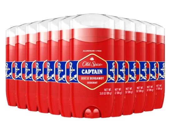 Old Spice オールドスパイス レッドコレクション デオドラント Captain キャプテン 3oz/85g [12本セット]