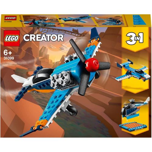 レゴ クリエーター LEGO Creator 3-1プロペラ飛行機 31099 玩具 (128ピース） Founderがお届け!