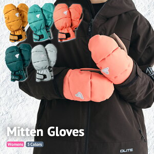 ミトン グローブ スノーボード スキー Mitten Gloves レディース スノーボードグローブ スキーグローブ スノボー スノボ 手袋 ミトングローブ スノーボードウェア 防水 2サイズ