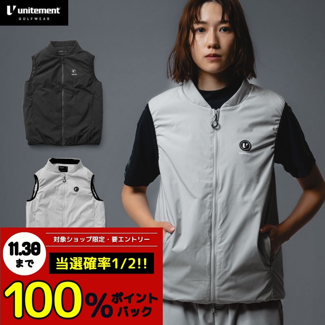 【11月限定｜抽選で最大100%ポイントバック※要エントリー】ゴルフウェア レディース ベスト ジャケット..