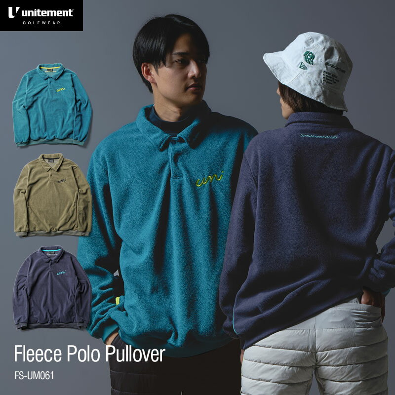 カーキ色 ゴルフジャケット メンズウェア 中綿ジャケット GOLF ハーフボタン クルーネック L-LL メンズ 男性