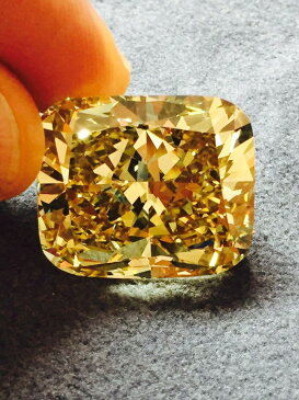 【GIA鑑定書付】78.37ct Fancy deep yellow VS2 very good very good ダイヤモンド ルース