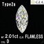  GIA  ۴ ̵ Ʃ TYPE2A D顼 Flawless Excellent 2.01ct ŷ  롼 ޡå ̵