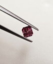 【 GIA 鑑定書付】 アーガイル産 0.33ct Fancy Purplish Red Diamond 天然 レッド ダイヤモンド ルース ファンシー レッド レクタンギュラーカット 送料無料