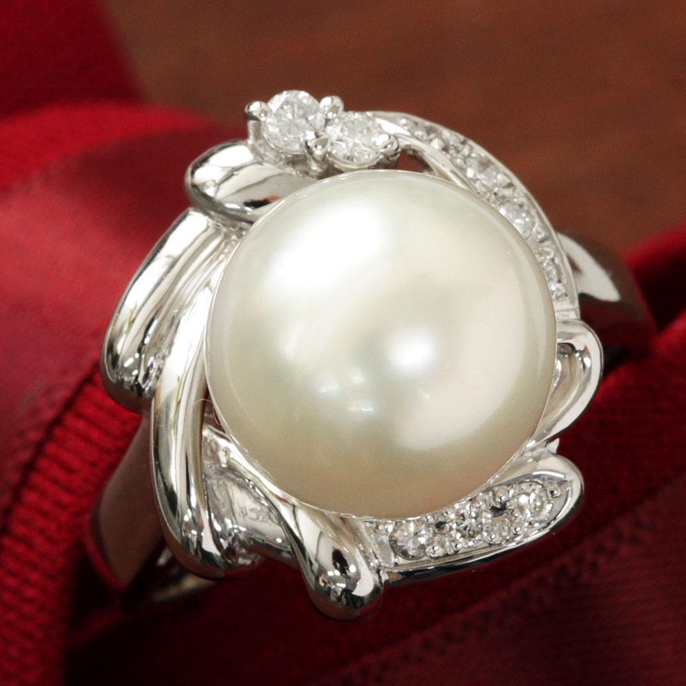 パールリング真珠10mm南洋パール...