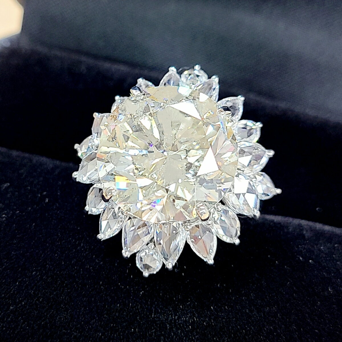 Ķ��γ �������㥹 15ct ŷ����������� �ץ���� ��� ��������� Pt900 ���� 4��������