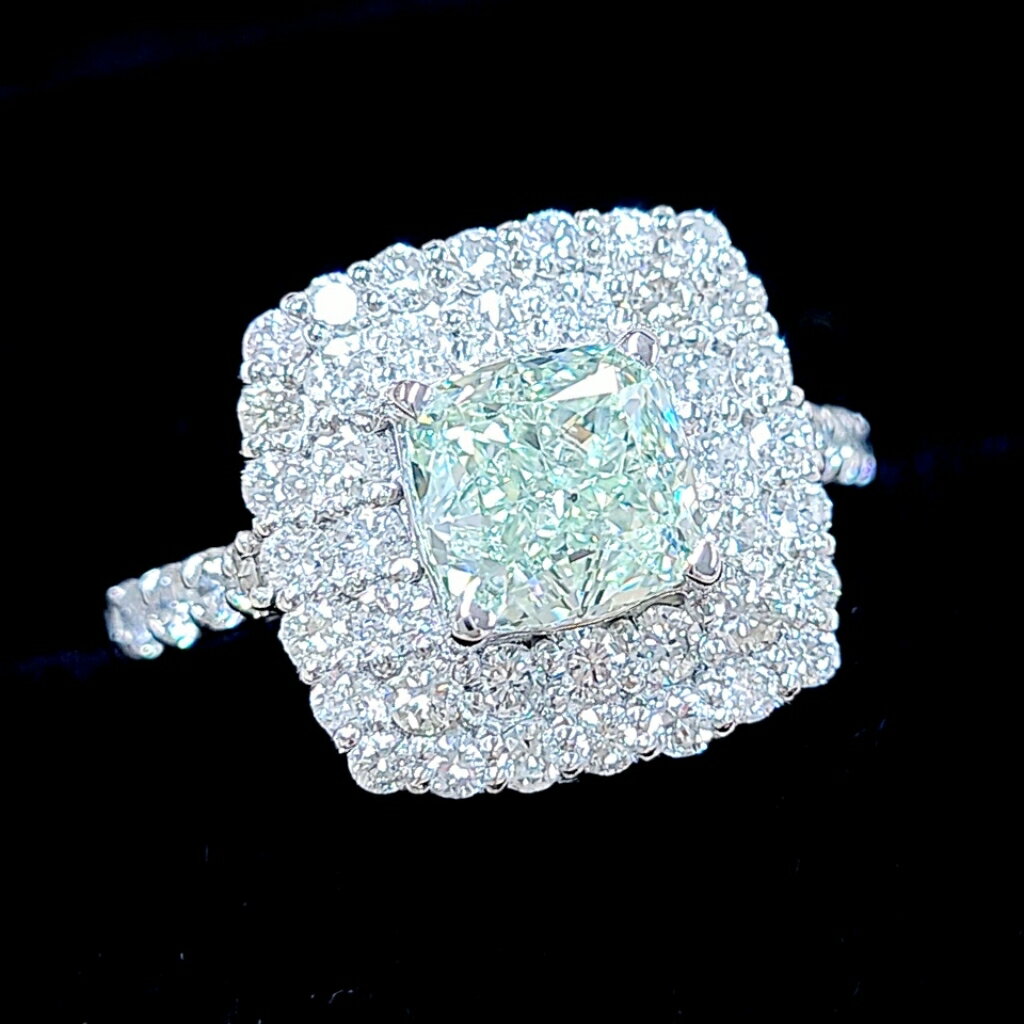 ����1.540ct VS �ե��󥷡� ���꡼�� ��������� �ץ���� ��� ������и������� Pt950 ���� 4��������