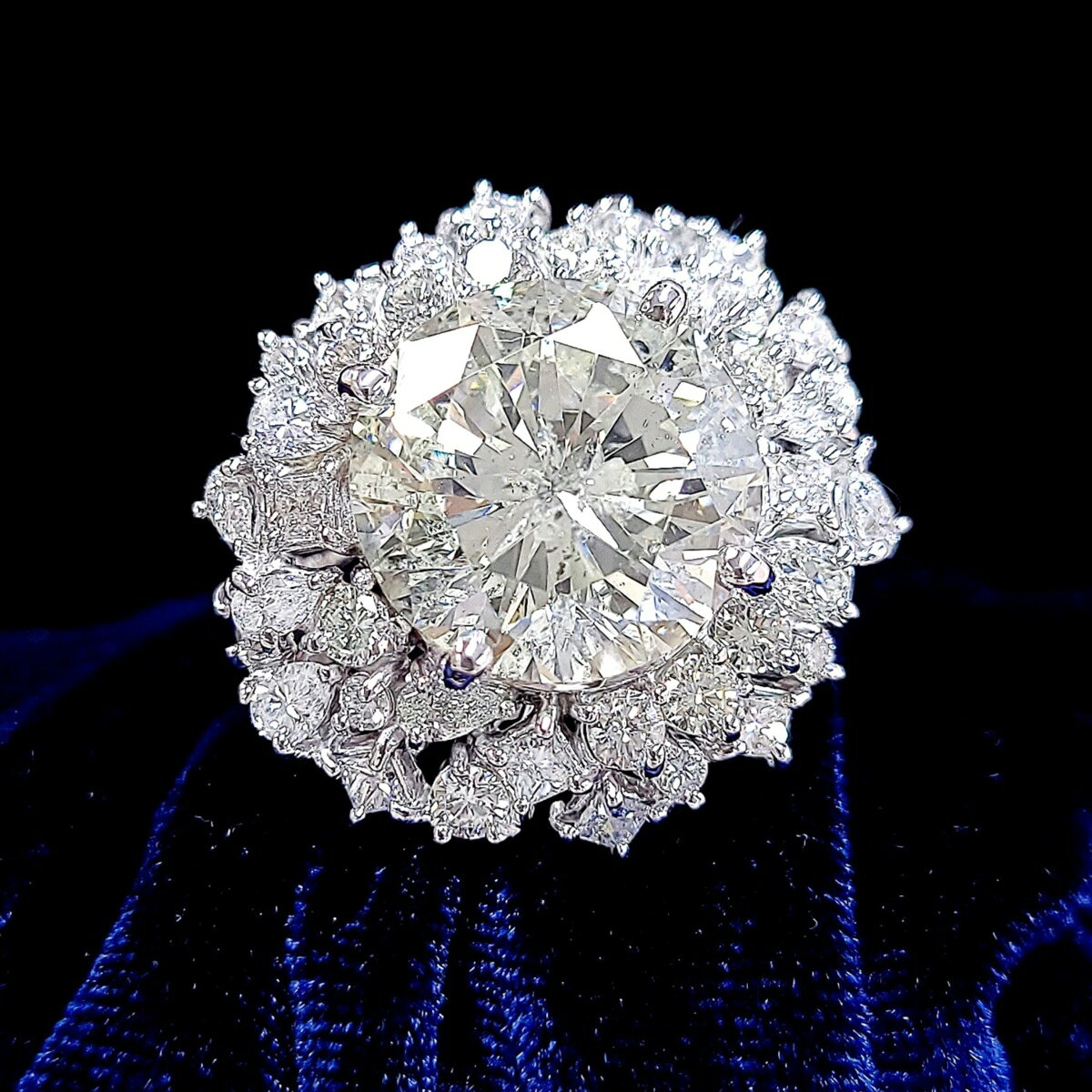大粒！11ct 天然ダイヤモンド 2.8ct ダイヤモンド プラチナ リング PT900 指輪 鑑定 four-10014891 Four Seasons Jewellery サンプル画像2