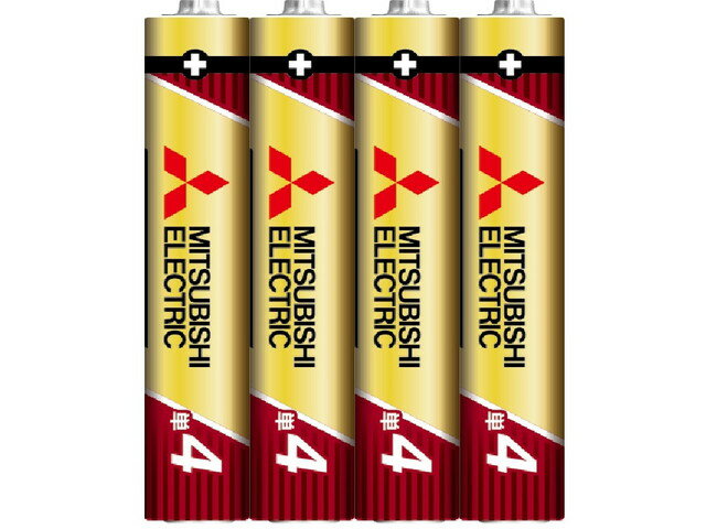 三菱電機　アルカリ乾電池G　単4形　4本パック　LR03GR/4S