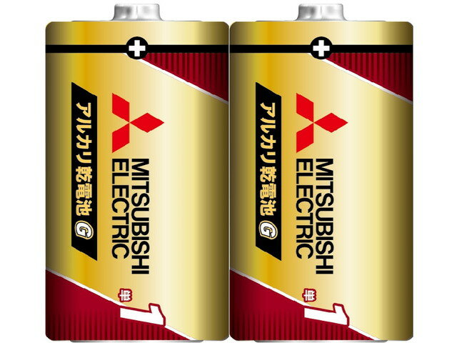 三菱電機　アルカリ乾電池G　単1形　2本パック　LR20GR/2S