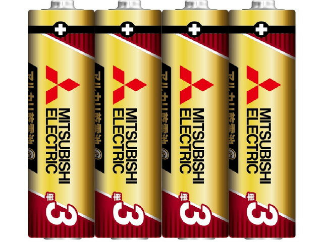 三菱電機　アルカリ乾電池G　単3形　4本パック　LR6GR/4S