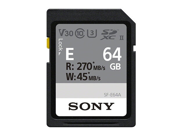 ソニー　SDXC UHS-II メモリーカード　SF-Eシリーズ